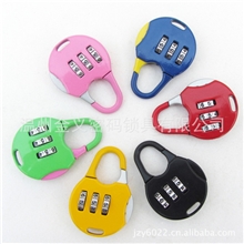 锌合金小挂锁迷你箱包密码锁j-004