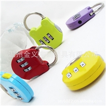 锌合金小挂锁迷你箱包密码锁j-009