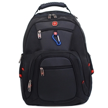 厂家直销瑞士军刀9394休闲旅游多功能15寸笔记本双肩背电脑包