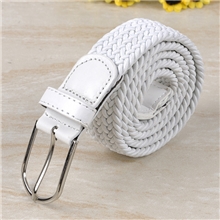 T707实体热销爆款超值弹力编织腰带松紧腰带女士时尚皮带