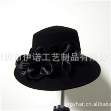YRWF11008女士黑色毡帽礼帽
