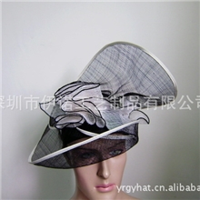 YRSM11011新款时尚高档女士麻纱帽晚宴帽