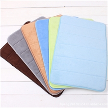 舒柔慢回弹记忆棉夹层浴室垫地垫门垫纯色卧式客厅地毯客厅垫