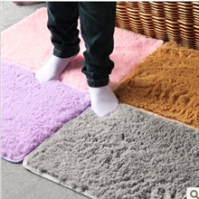 日式风格可水洗超柔细丝毛客厅卧室防滑地毯地垫