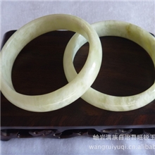 天然岫玉手镯天然玉石玉镯优质玉镯批发