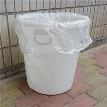 90*100cm白色平口垃圾袋（23g/个，1500个/件，全新特级PO料）