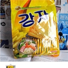 韩国薯工坊土豆饼干泡菜味酥脆咸味的360克薯片批发