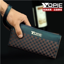 2013新款友派真皮男包厂家直销休闲包手拿包A66系列手包批发