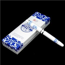 正品龙纹青花瓷签字笔金属刻字中国特色出国礼品送老外特价教师节