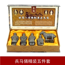 特色中国风礼品兵马俑工艺品摆件五件套外事出国送老外纪念品