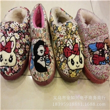 雪地靴批发百搭个性女式棉鞋保暖女鞋雪地靴冬季女式时尚鞋子