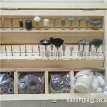 电磨吊磨机配件100PC木盒磨头套装打磨雕刻抛光切割配件组套