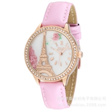 爆款女士手表正品韩版时尚流沙水钻手表韩国mini学生手表批发