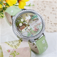 爆款韩国mini手表软陶女士手表时尚水钻手表女表高档学生表