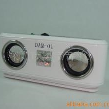 奥宝厂供应插TF卡SD卡U盘塑胶迷你小音箱带锂电池