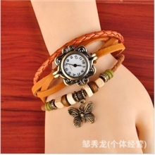 欧美韩版正品时尚学生表复古女性潮流手链表森女手表蝴蝶手链表