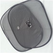 汽车太阳挡侧挡汽车玻璃遮阳挡纯黑色2个装太阳档侧