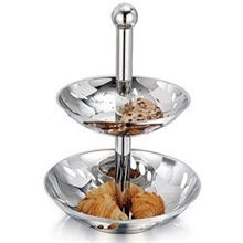 厂价热销！酒店水果盘、不锈钢水果盘、双层果盘、三层水果盘